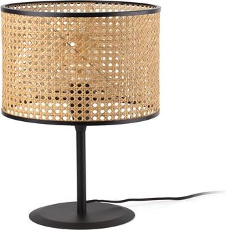 Faro Barcelona Mambo L&aacute;mpara Sobremesa Negra/rat&aacute;n 64311-48
