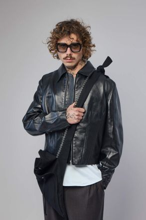 Kiko Kostadinov Lur Leather Jacket