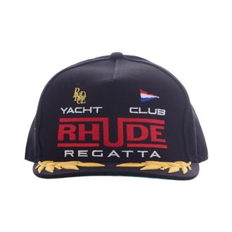 Rhude Caps, male, Black, Size: ONE SIZE Regatta Club Hat
