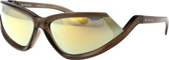 Balenciaga Unisex Sunglasses Bb0289s Brown-Brown-Yellow Acetate Brown/brown/yellow