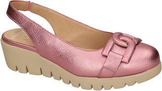 Wonders Schoenen, Dames, Roze, 36 EU, Leer, Fly Platform Loafer