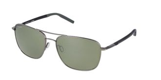 Serengeti Eyewear Spello Polarized 8798 Mens Sunglasses Silver Size 58