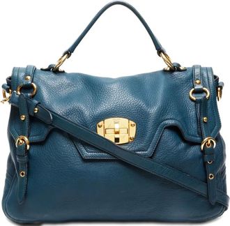 Miu Miu Borsa a spalla Turn-lock 2010-2020 - Verde