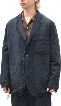 Needles Raw Edge Button Jacket In Black