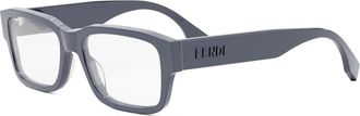Fendi Accessoires, unisex, Blauw, ONE Size, Fe 50079I Optisch Montuur
