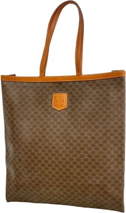 Celine Brown Pvc Tote Bag (Pre-Owned)