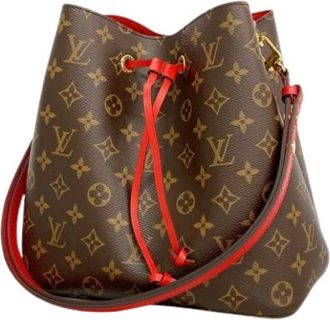 Louis Vuitton Pre-owned Bucket Bags, female, Brown, Size: ONE SIZE Pre-owned Bucket Bag
