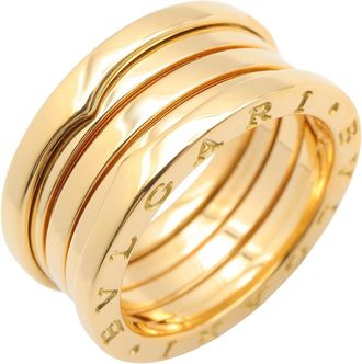 Bulgari Gold Yellow Gold (18K) Band Ring (Pre-Owned)