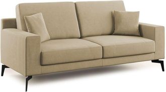 Divani.Store Prestige Sof&aacute; Moderno En Microfibra Desmontable 166 Cm Beige