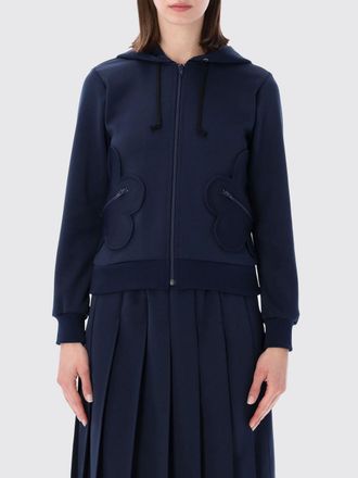 Comme Des Gar&ccedil;ons Polyester Zip-Up Jumper with Side Pockets