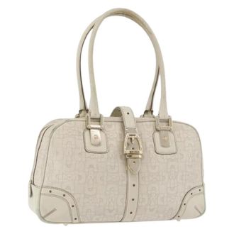 Gucci Pre-owned Vintage Handtas - Dames - Vintage Handtas - Wit - ONE Size - Leer - Vintage