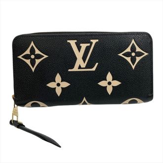 Louis Vuitton Bicolor Black Galle Monogram Monogram Empreinte Long Wallet (Bi-Fold) (Pre-Owned)