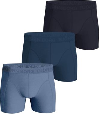 Bj&ouml;rn Borg Cotton Stretch Boxer Trunks 3P Boxershorts