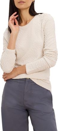 Nic+Zoe Crinkle Knit Top in Coconut at Nordstrom, Size Xx-Large