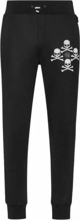 Philipp Plein Skull & Bones Trainingsbroeken - Heren - Sweatpants - Zwart - L - Broeken