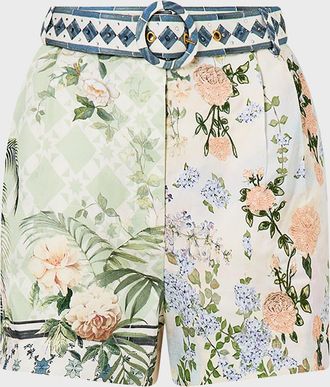 Camilla Jardim Party Tuck Front Shorts