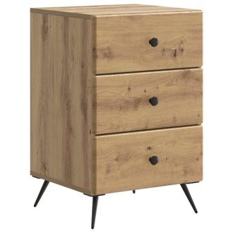 vidaXL Armario De Noche Roble Artisan 43 X 41 X 66,5 Cm Vidaxl