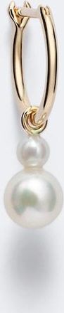 Sophie Bille Brahe Orecchino singolo in oro 14kt con perle dacqua dolce