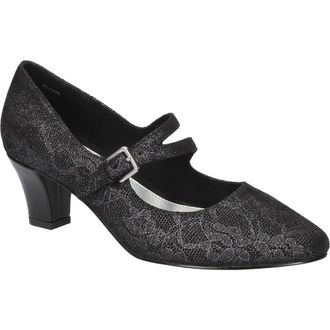 Easy Street Meryl Mary Jane Pump in Black Lace at Nordstrom Rack, Size 8.5