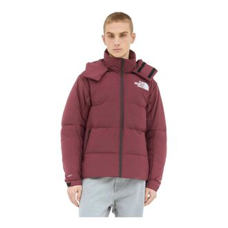 The North Face Jassen, Heren, Rood, XS, Nylon, Baltoro Donsjas met Afneembare Capuchon