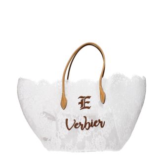 Ermanno Scervino Handtassen Dames Witte Stof
