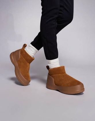Moon Boot Moonboot - Mezzaluna - Stivali color cuoio-Marrone