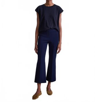 Apiece Apart Rene Pull On Pants In Navy