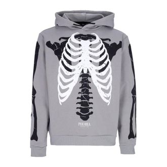 Phobia Archive Hoodies & sweatvesten, Heren, Grijs, M, Katoen, Lichtgewicht Trainingspak Sweatshirt met Lange Mouwen