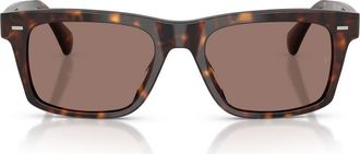 Oliver Peoples x Roger Federer Mr. Federer 55mm Polarized Rectangular Sunglasses in Sierra at Nordstrom