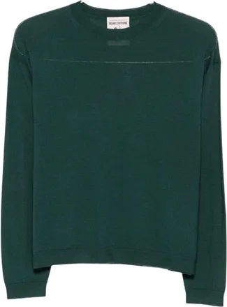 Semicouture Donna, Maglie, Verde, M, new