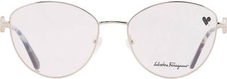 Ferragamo Demo Cat Eye Ladies Eyeglasses SF2220R 712 55