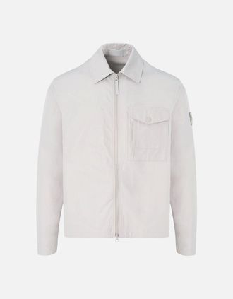 Stone Island Mens S0F01 GHOST JACKET - Brown/Cream - Size: 42/Regular