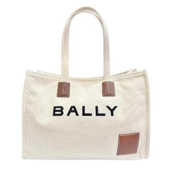 Bally Pre-owned Akelei Canvas Tote Bag - Dames - Pre-owned - Beige - Maat: ONE Size Leer
