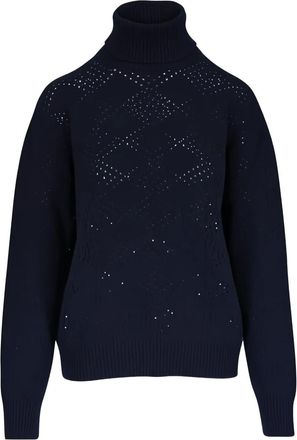Kiton Maglione a collo alto - Blu