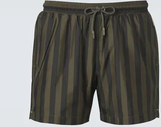 Orlebar Brown Boxer striped swim trunks