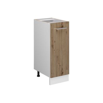 Vicco Armario De Farmacia R-line, Roble Artesanal, 30 Cm Sin Encimera