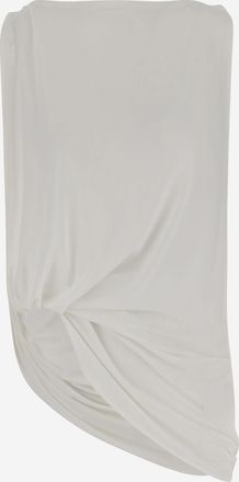 Jacquemus Womens Top Peplo White Viscose Dress