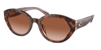 Coach HC8364U CH569 Asian Fit 574413 Womens Sunglasses Tortoiseshell Size 55