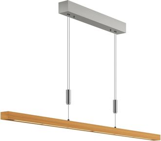 Lampenwelt.com Quitani L&aacute;mpara Colgante nora En Marr&oacute;n De Madera