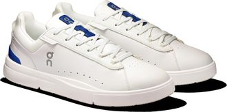 On Mens Roger Sneakers In White/indigo