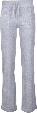 Juicy Couture Wijde Broek - Dames - Wijde Broeken - Grijs - XS - Katoen - Broeken
