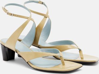 Christophe Lemaire Tong leather sandals