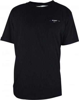 Off-white Gebroken wit T-shirt zwart