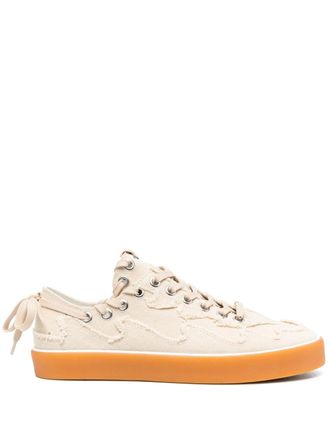 Bluemarble Sneakers met kant - Beige