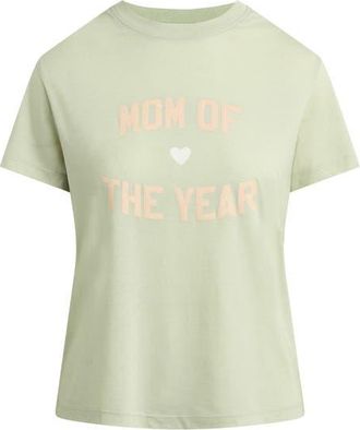 Favorite Daughter The Mother of the Year Graphic T-Shirt in Light Sage/Pale Pink at Nordstrom, Size Xx-Large