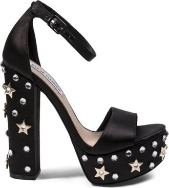 Steve Madden Dames, Schoenen, Zwart, Maat: 38 1/2 EU Leer