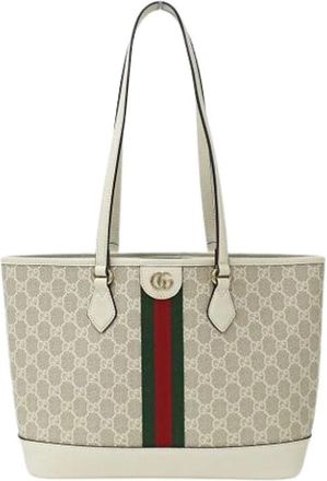 Gucci Pre-owned Vintage Tote Bag - Dames - Vintage Shopper - Beige - ONE Size - Vintage