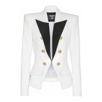 Balmain Mujer, Chaquetas, Blanco, Talla: 2XS