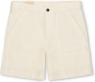 Fortela Rebelt Cotton Pocket Bermuda in Off White at Nordstrom, Size 32 Eu