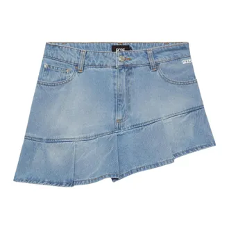 GCDS Gcds, Dames, Rokken, Blauw, Maat: W29 Denim